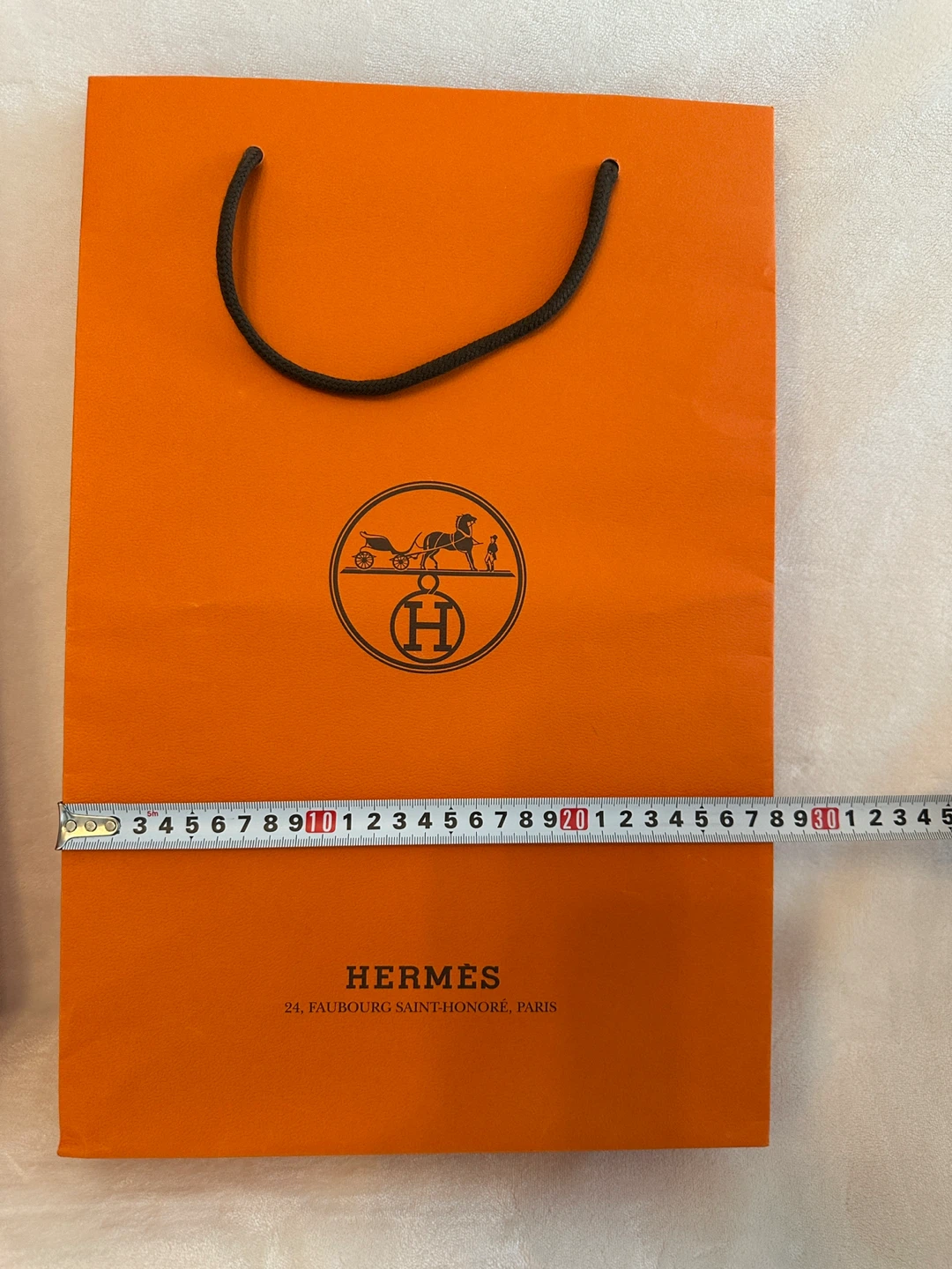 Two Authentic Hermes Shopping Bags - photo 2