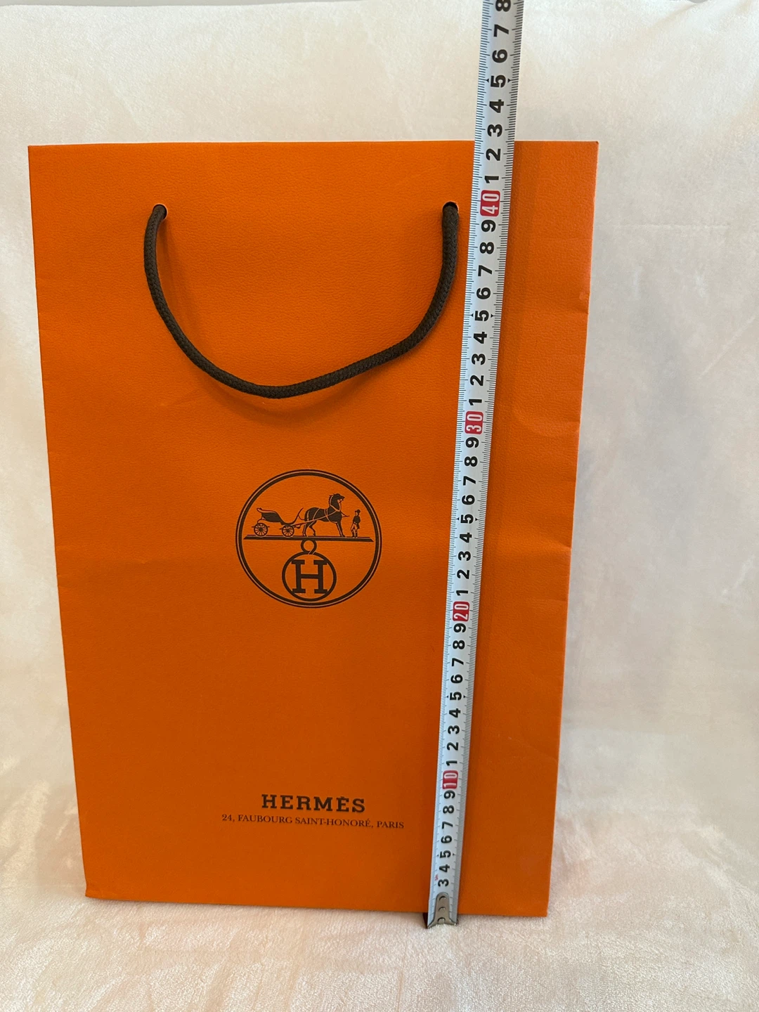 Two Authentic Hermes Shopping Bags - photo 3