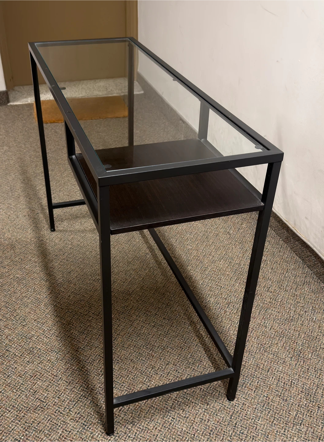 Modern Glass Top Computer / Writing Desk - photo 3