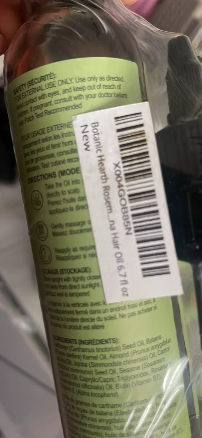 Botanic Hearth Rosemary & Batana Hair Oil - photo 2