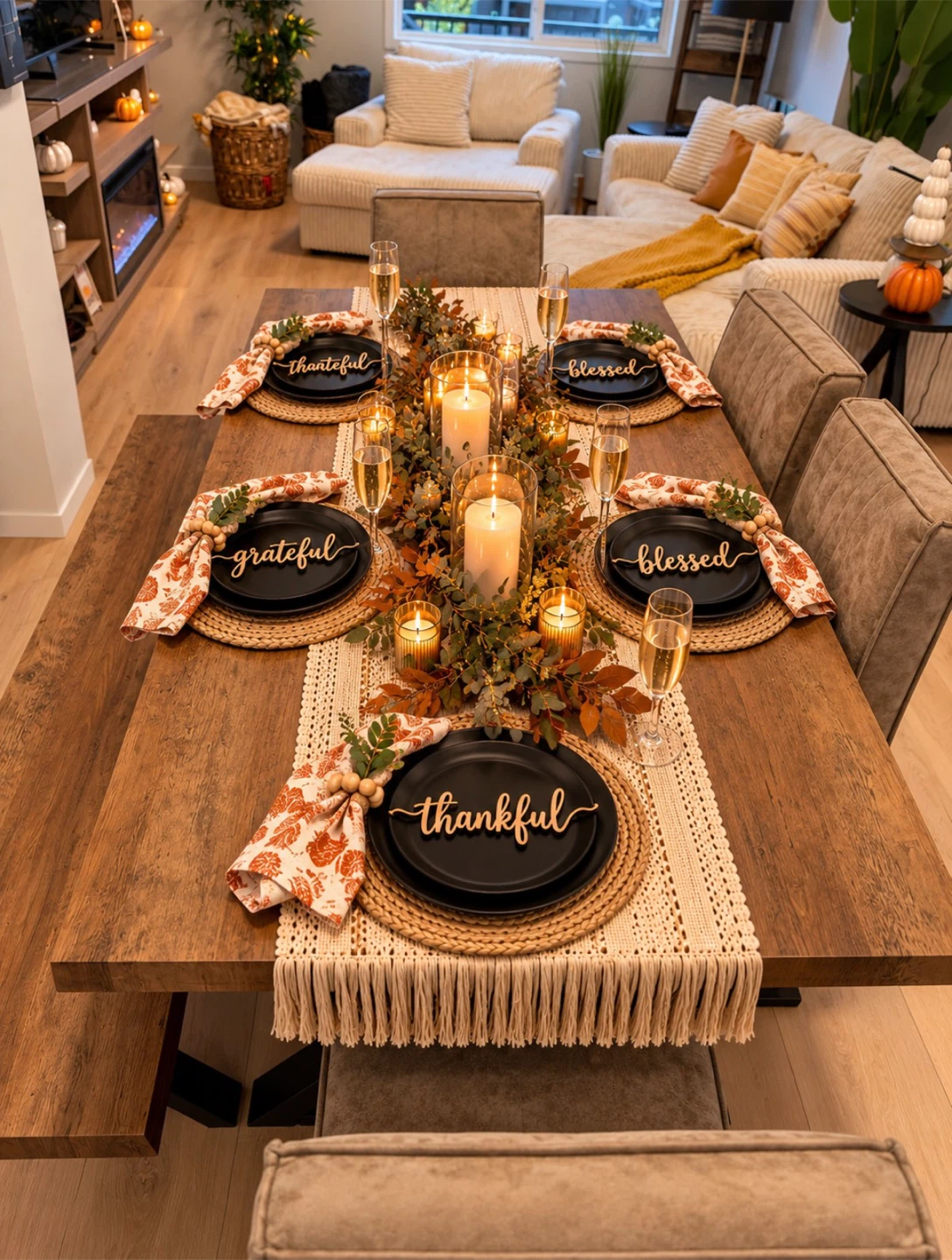 Rustic Dining Table with Bench and Chairs - photo 2