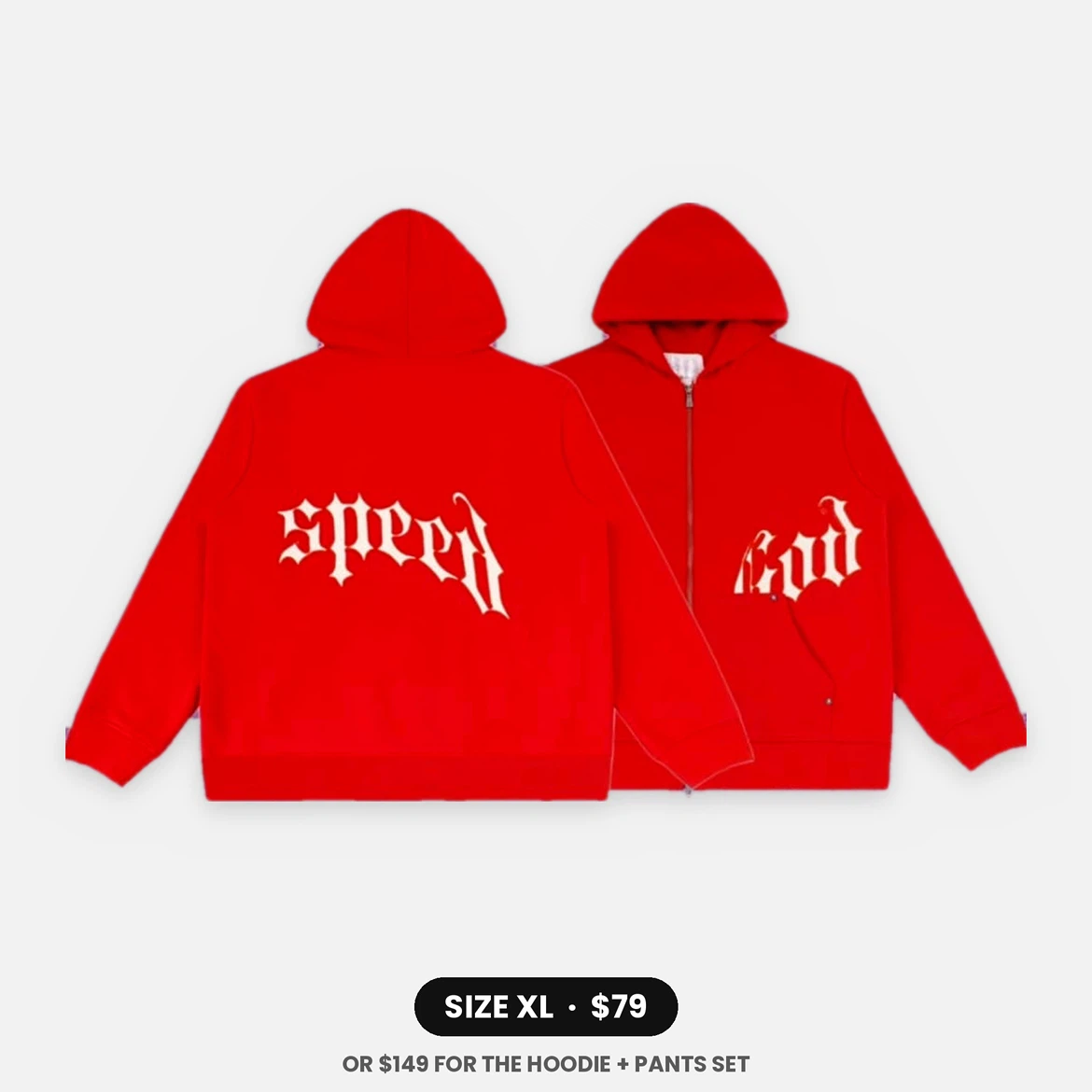 Speed God Full-Zip Hoodie and pants - photo 5