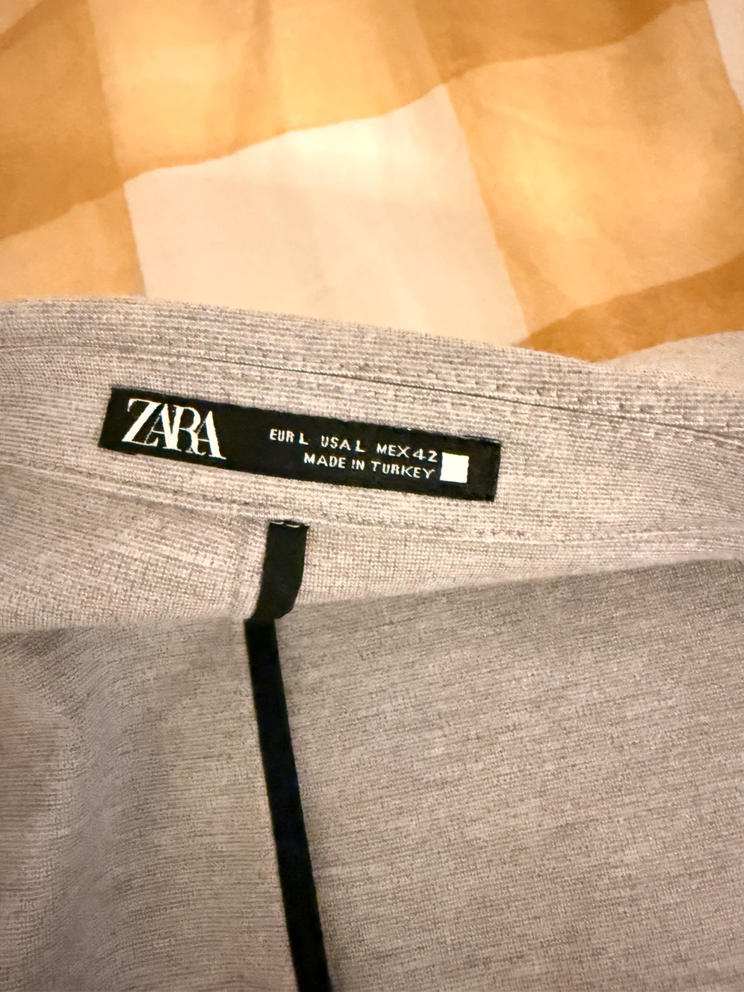 ZARA Men’s Light Grey Blazer Jacket | Size L - photo 4