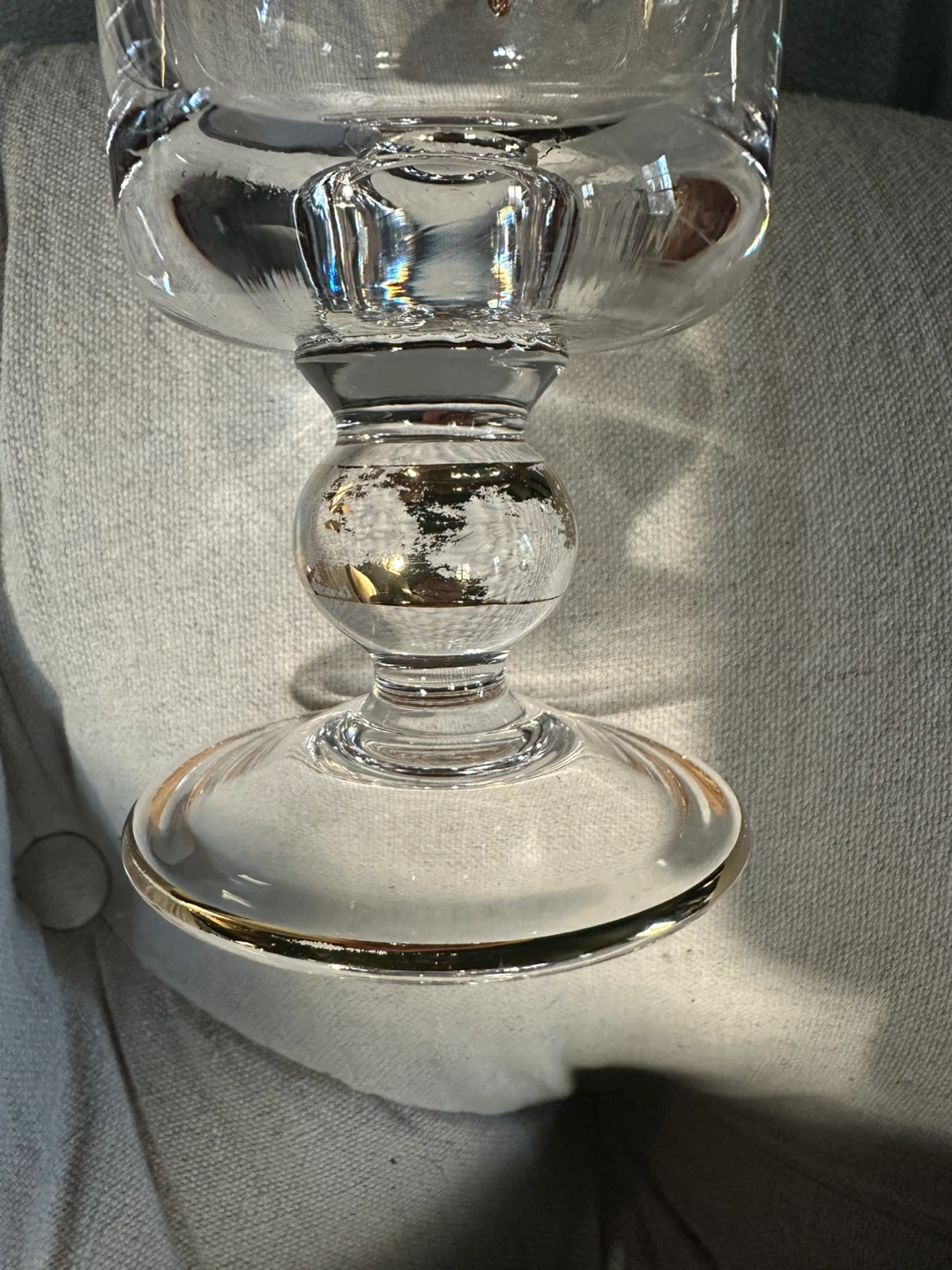 VINTAGE NIEMAN MARCUS - Decorated glass goblets  – Set of six - photo 3