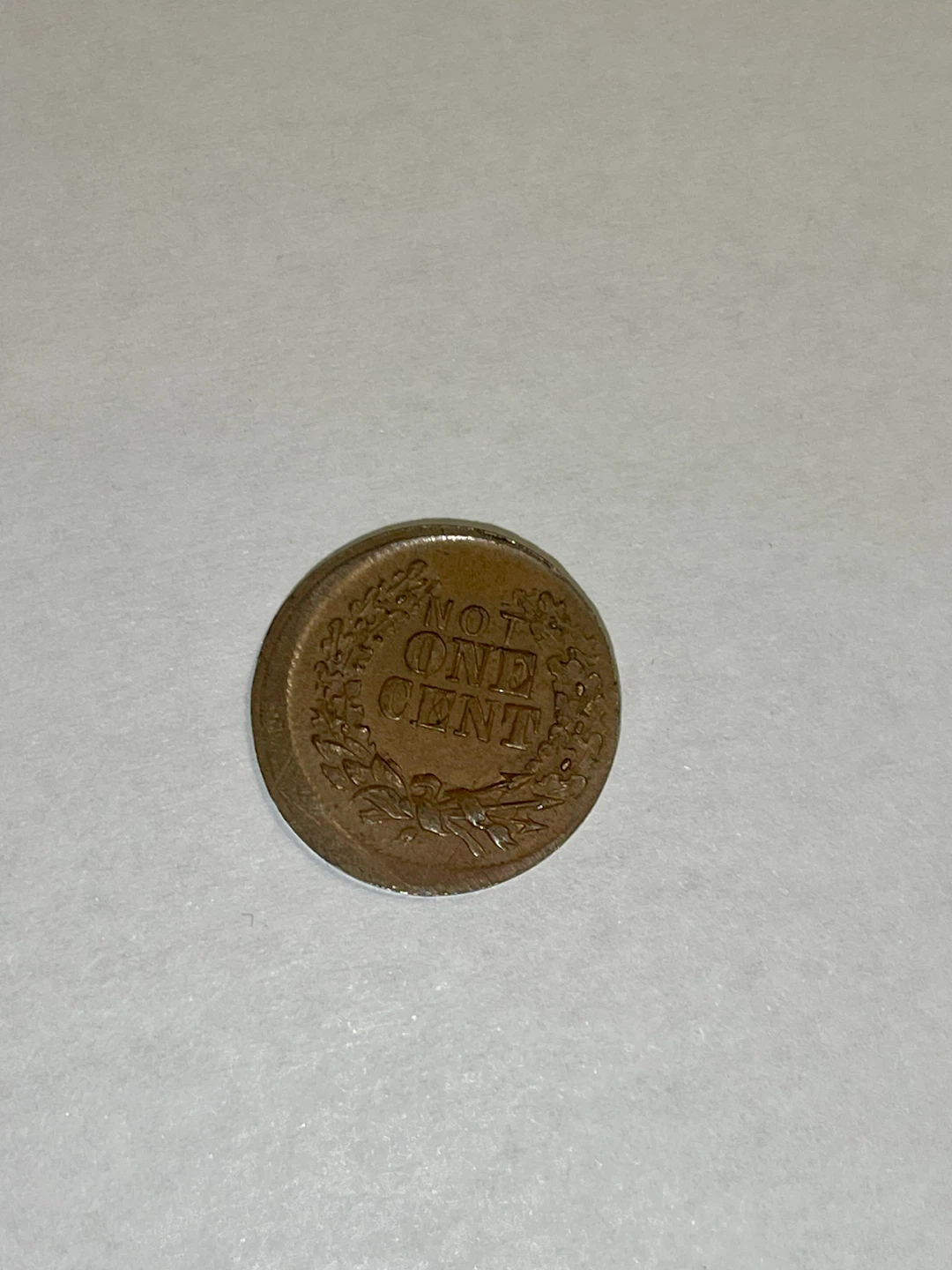 1863 Civil War Token Not One Cent - photo 4