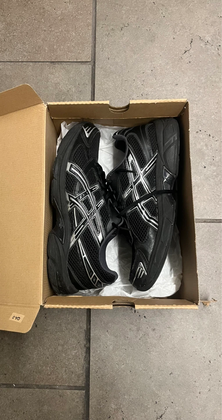 Asics Gel-1130 Black Silver Sneakers