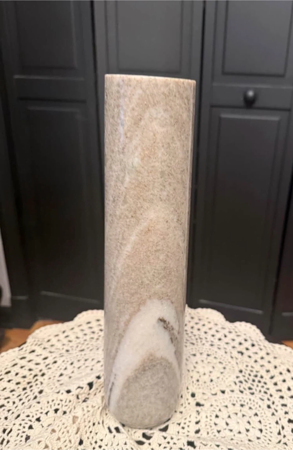 Marble Cylinder Vase
