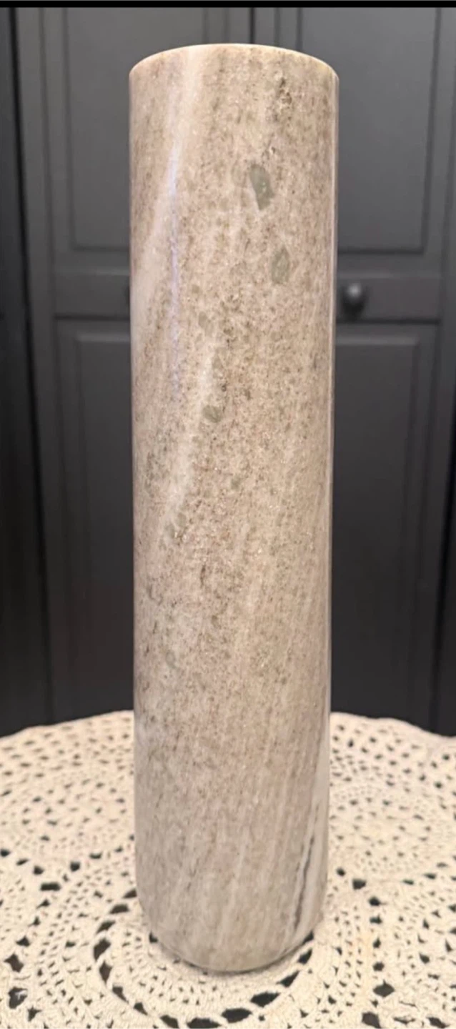 Marble Cylinder Vase - photo 2