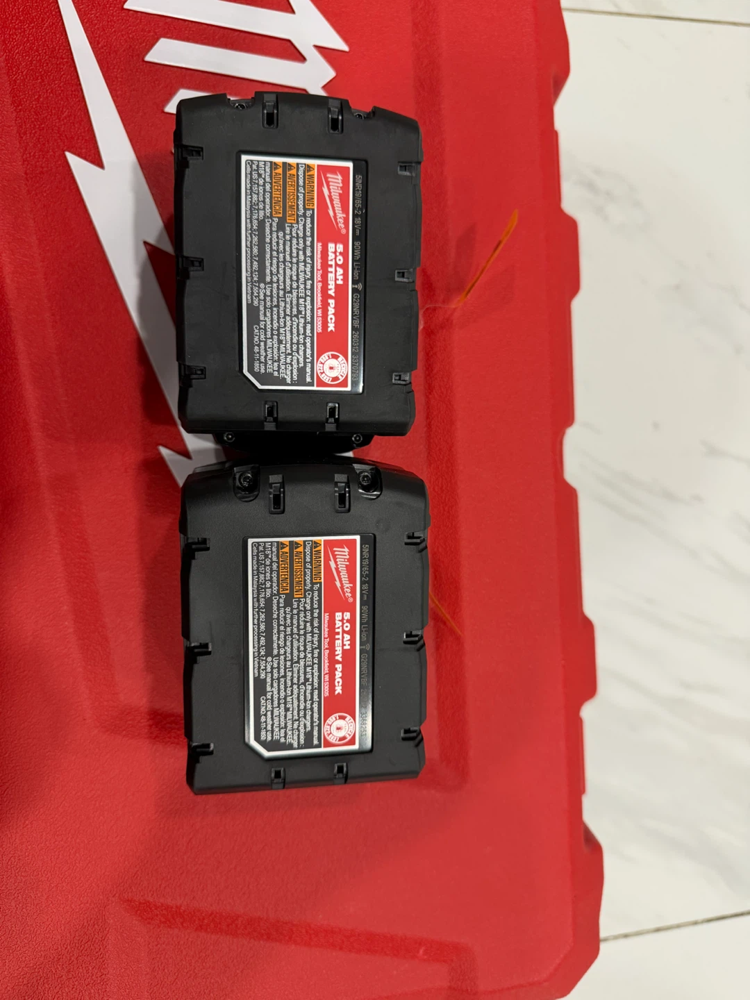 Milwaukee M18 REDLITHIUM XC 5.0Ah Batteries - photo 2