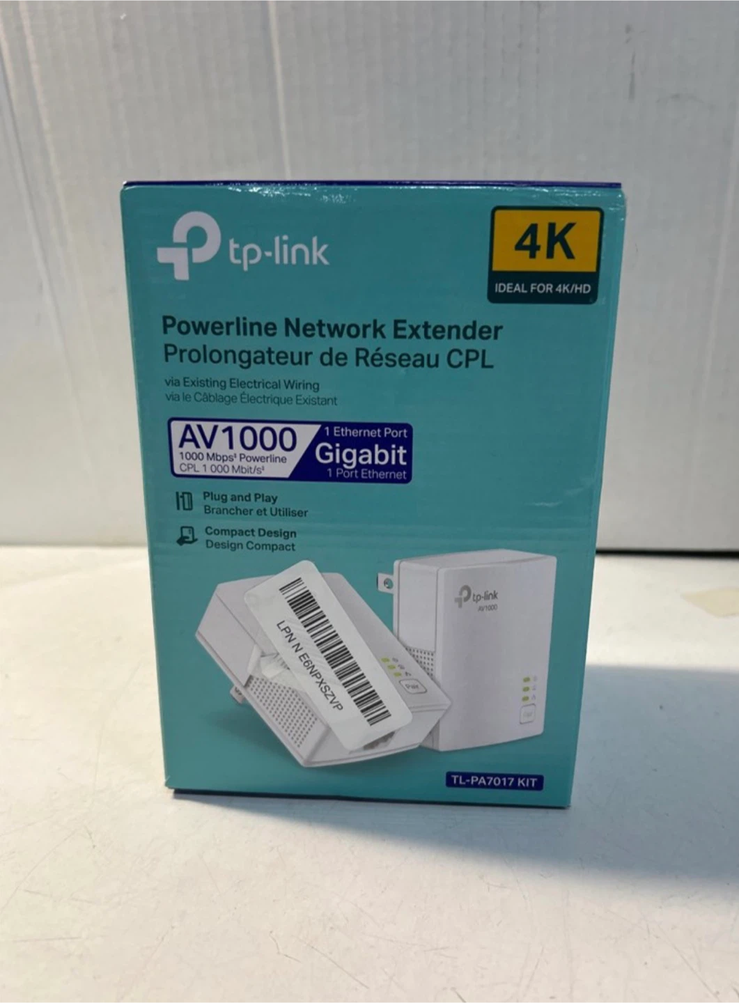 TP-Link Powerline Ethernet Adapter Starter Kit (TL-PA7017 KIT)