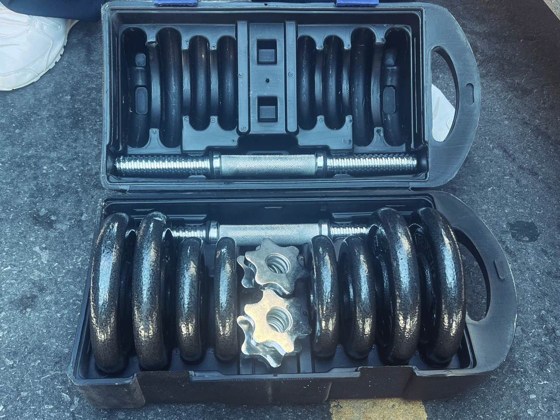 CAP 40lb Adjustable Dumbbell Set