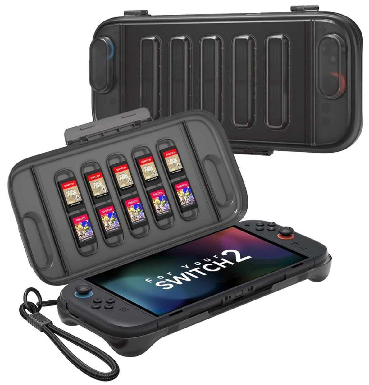 COOWPS Ultra Hard Case for Nintendo Switch 2, 2-Pack Protectors