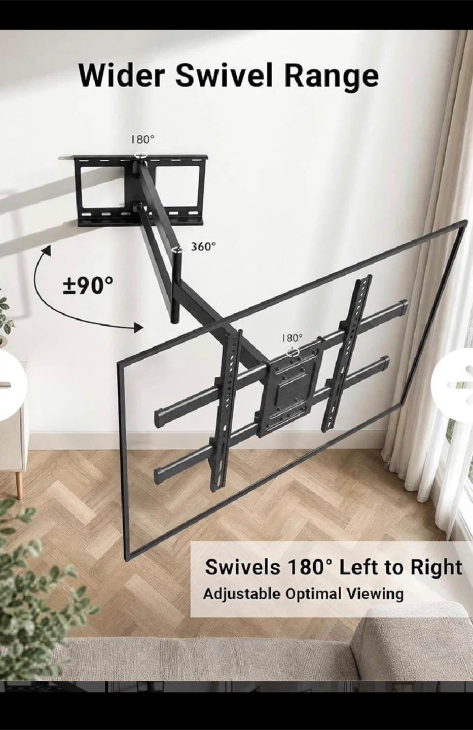 BONTEC Full Motion TV Wall Mount - photo 4