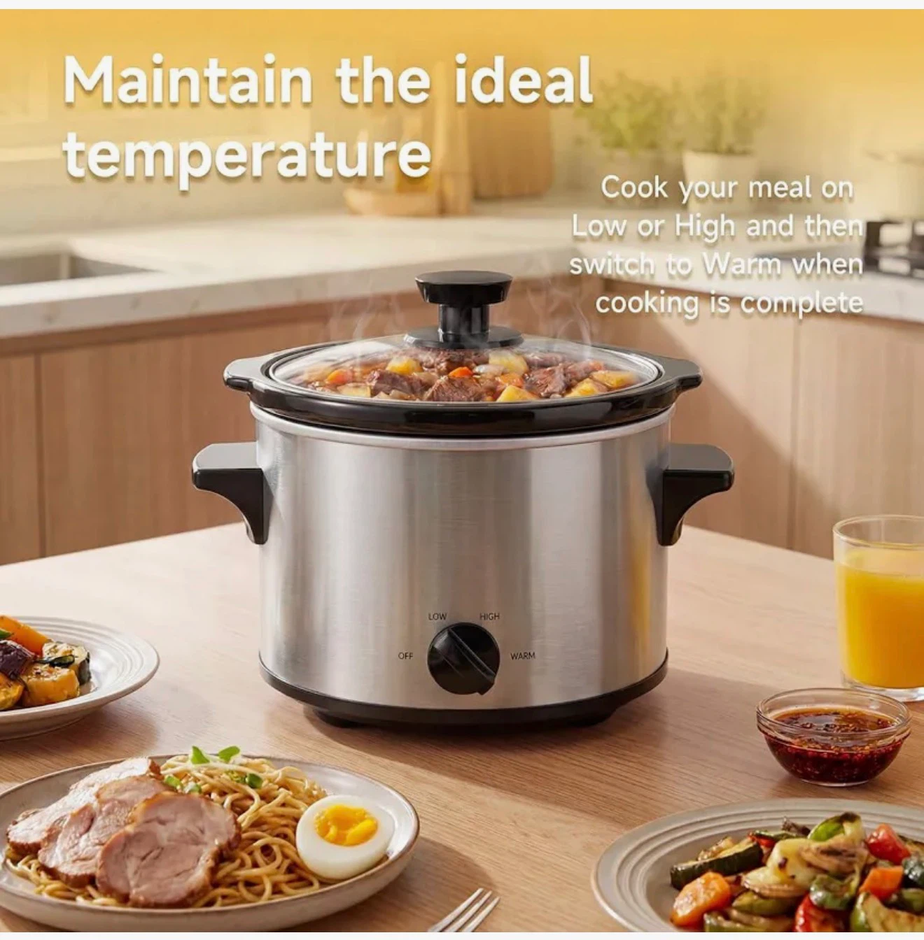 Kozeewarm 1.5-Quart Slow Cooker