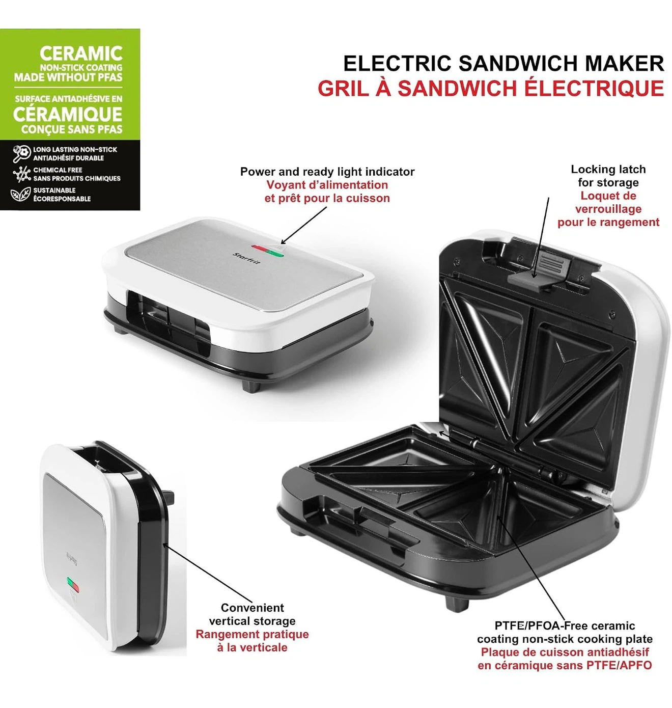 Starfrit Electric Sandwich Maker