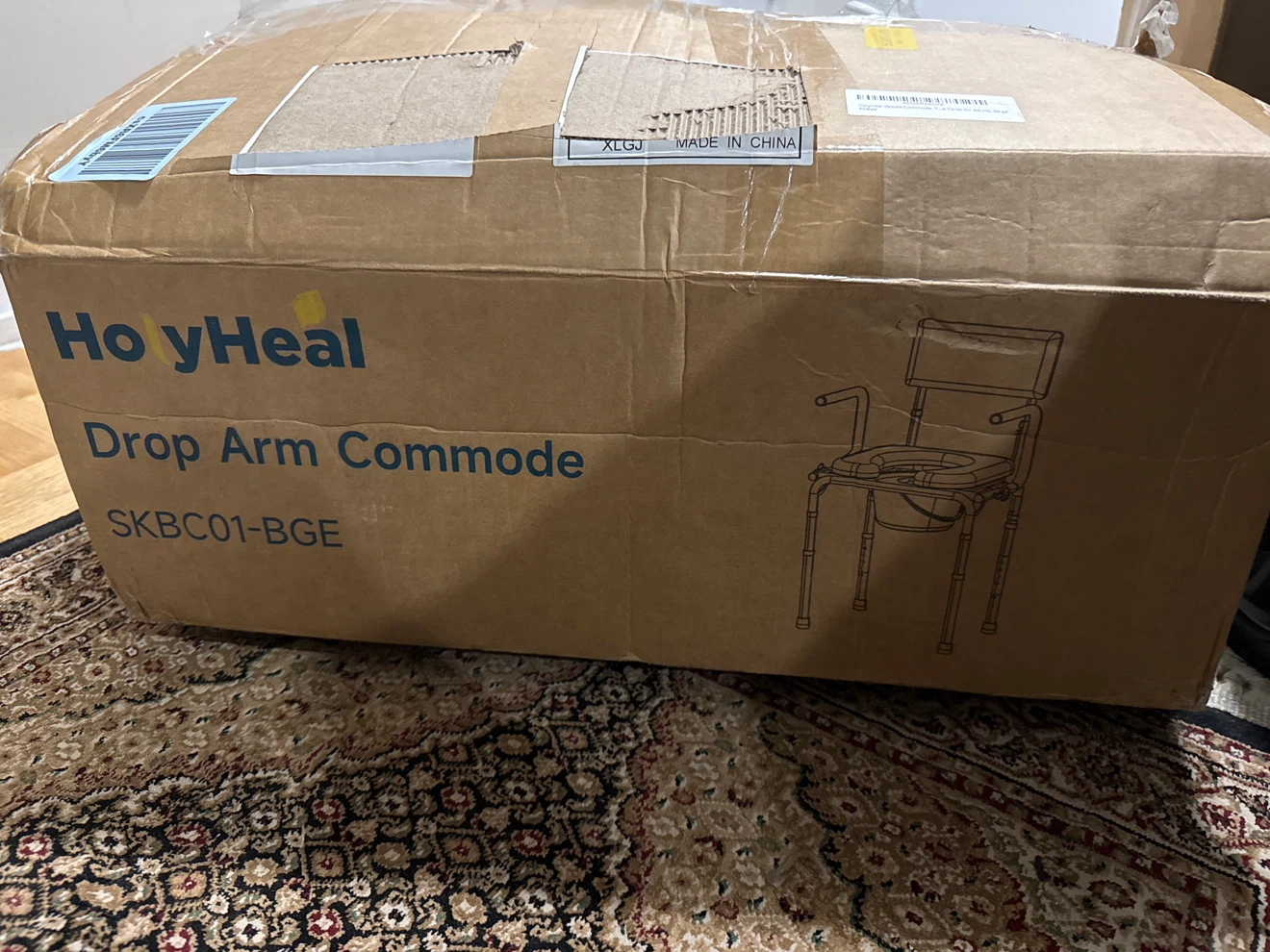 HolyHeal Drop Arm Commode - photo 4
