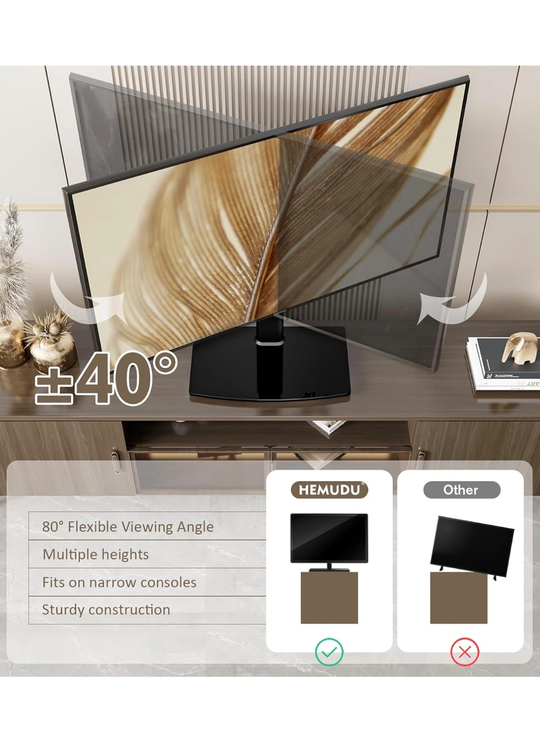 Suptek TS202 Table Top TV Stand - photo 3