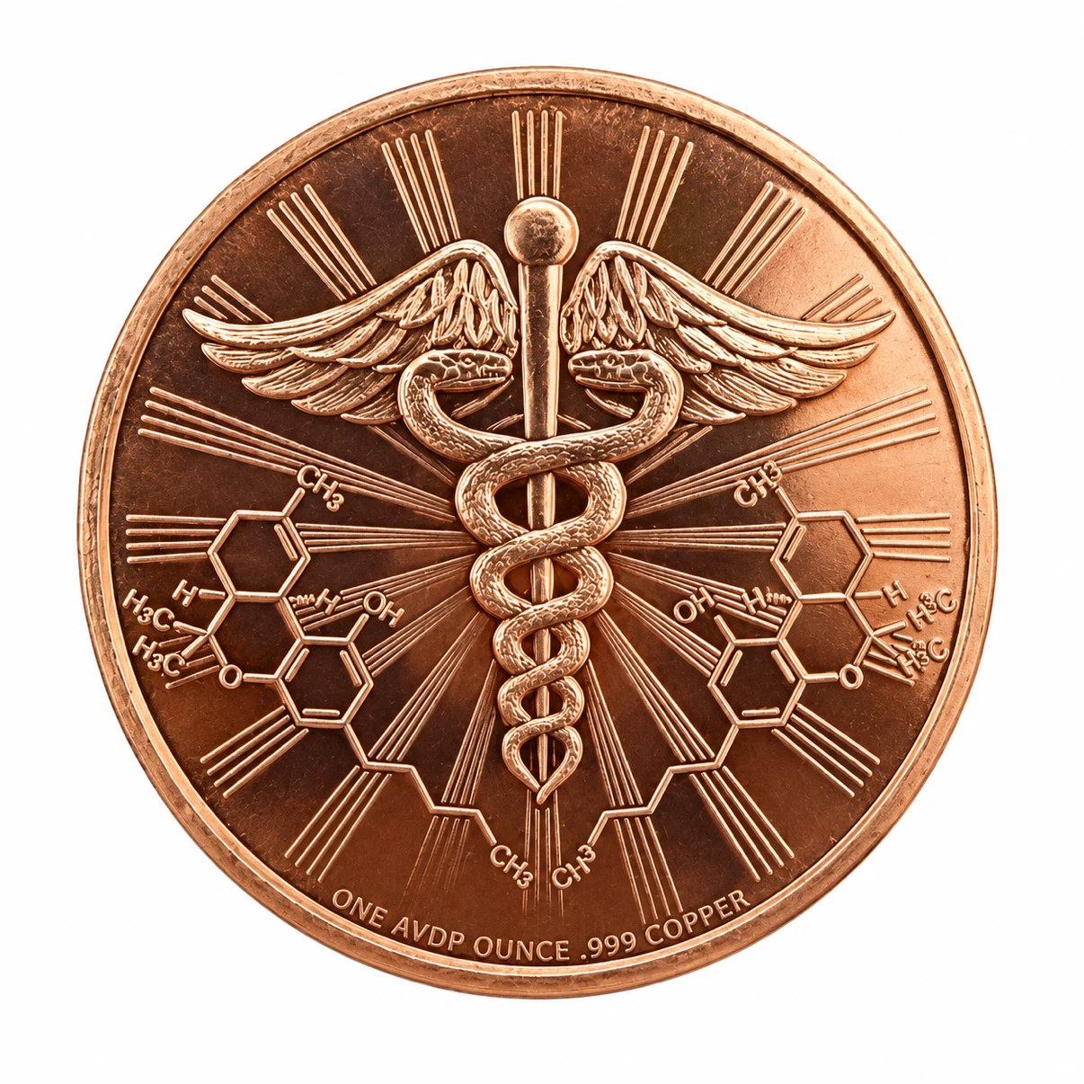 1 oz .999 Copper Rounds - photo 2