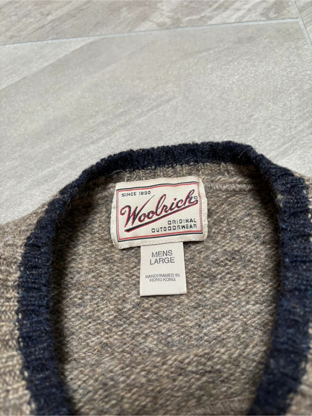 Free Woolrich Men's Large Knit Sweater - photo 2