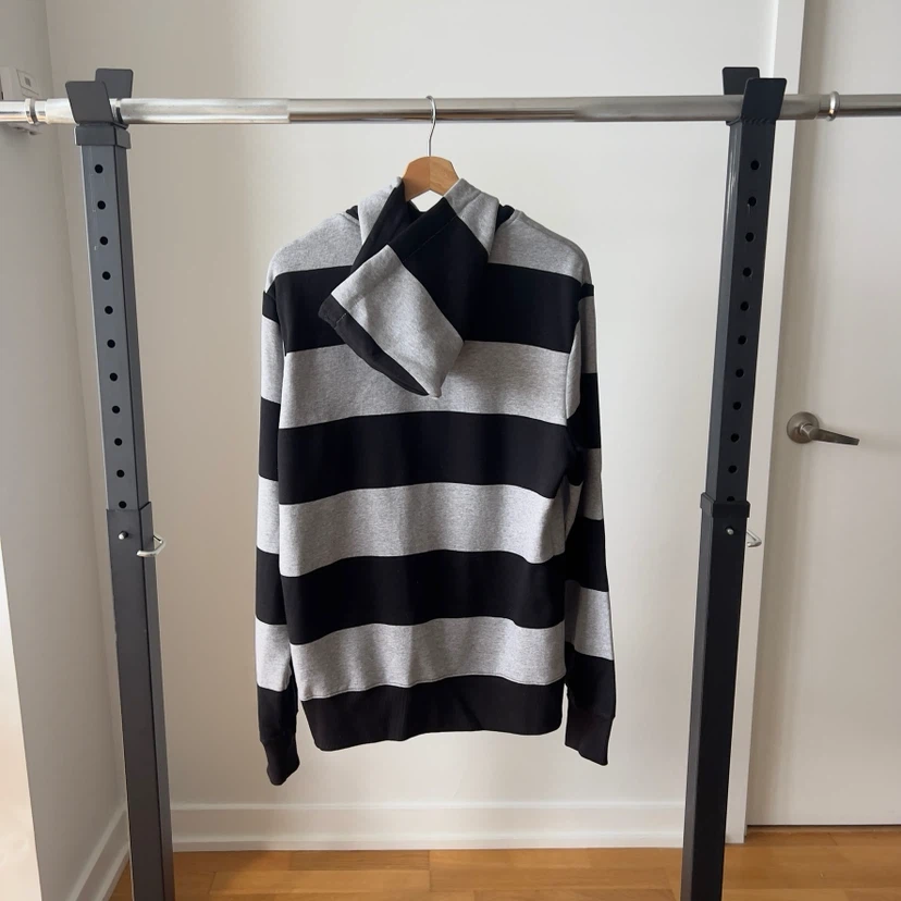 Striped Grey/Black Hoodie - New with tag - H&M - photo 2