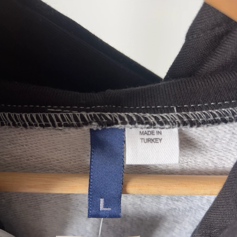 Striped Grey/Black Hoodie - New with tag - H&M - photo 4