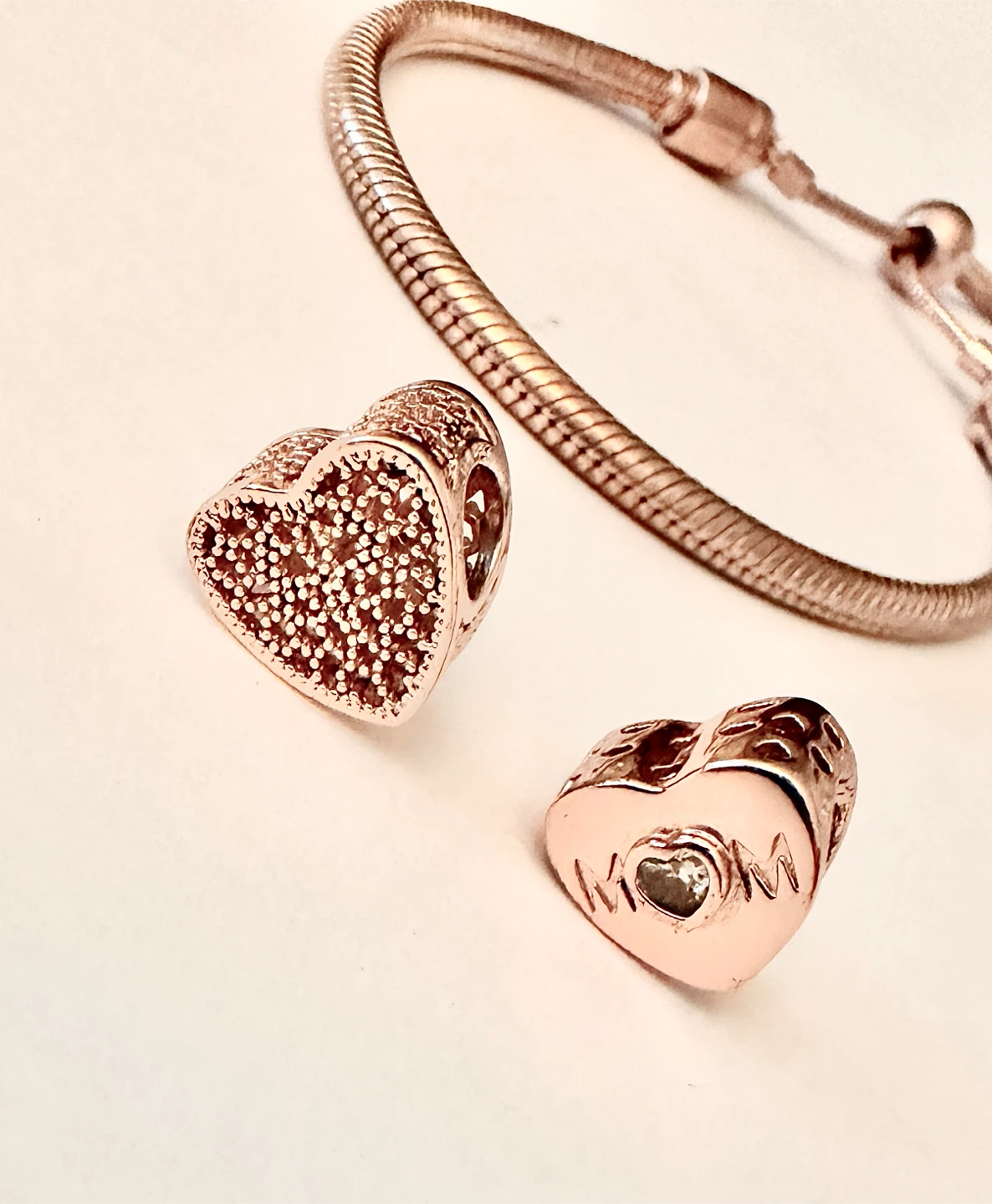 Bracelet plaqué or rose • Pink gold plated Bracelet - photo 2