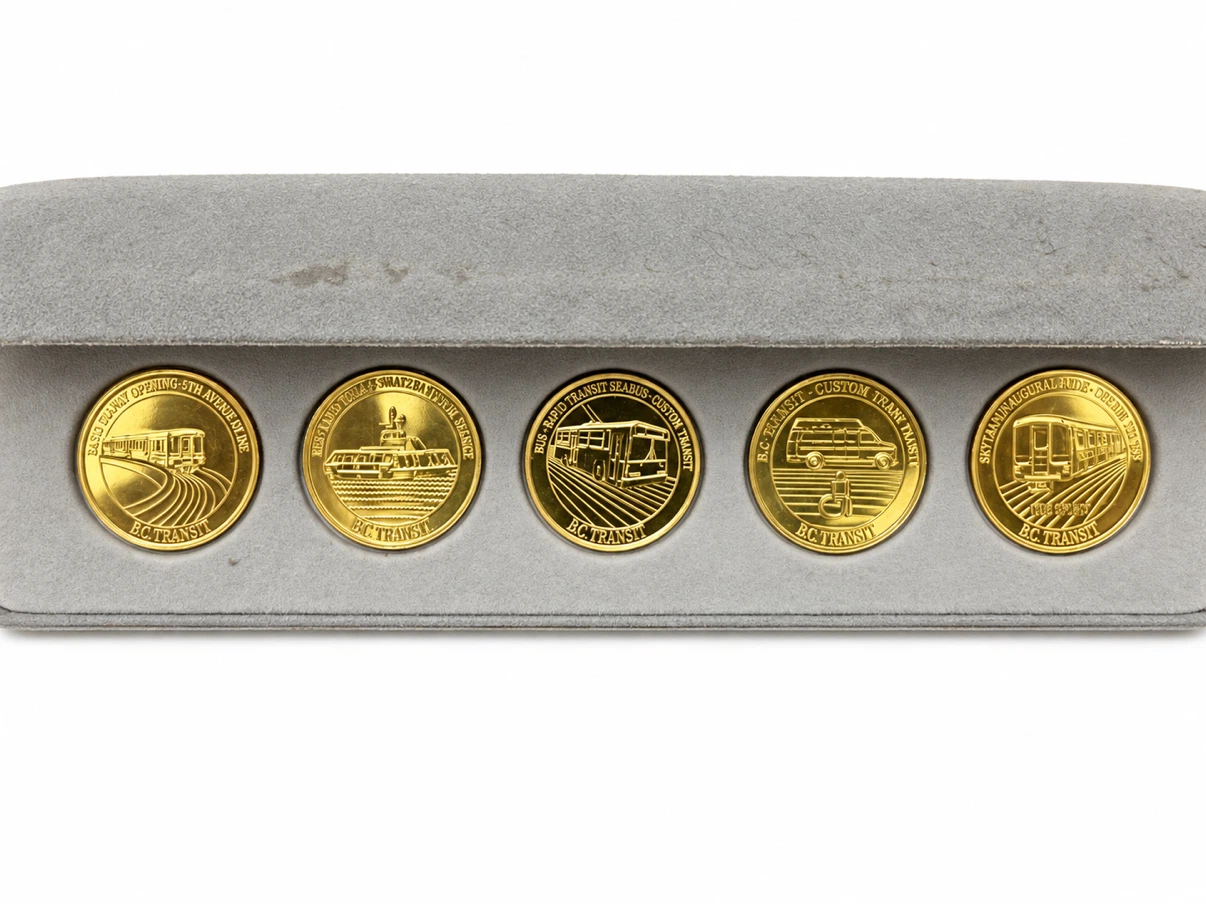 Vintage 1986 BC Transit Token Set - photo 2