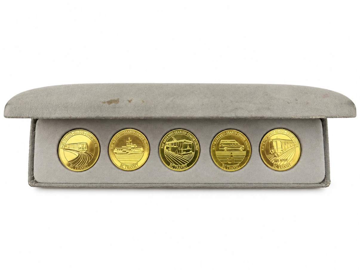 Vintage 1986 BC Transit Token Set - photo 3