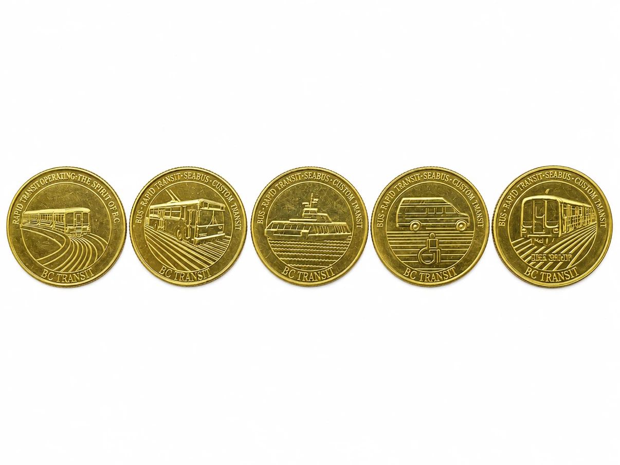 Vintage 1986 BC Transit Token Set - photo 5