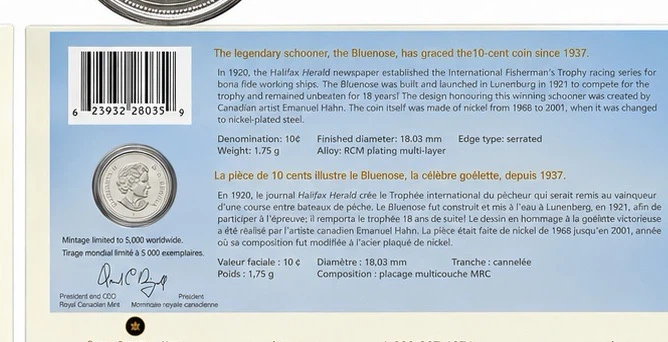 2005 Official First Day 10-Cent Coin - photo 2