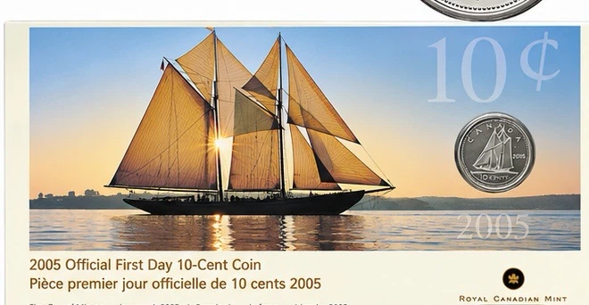 2005 Official First Day 10-Cent Coin - photo 3