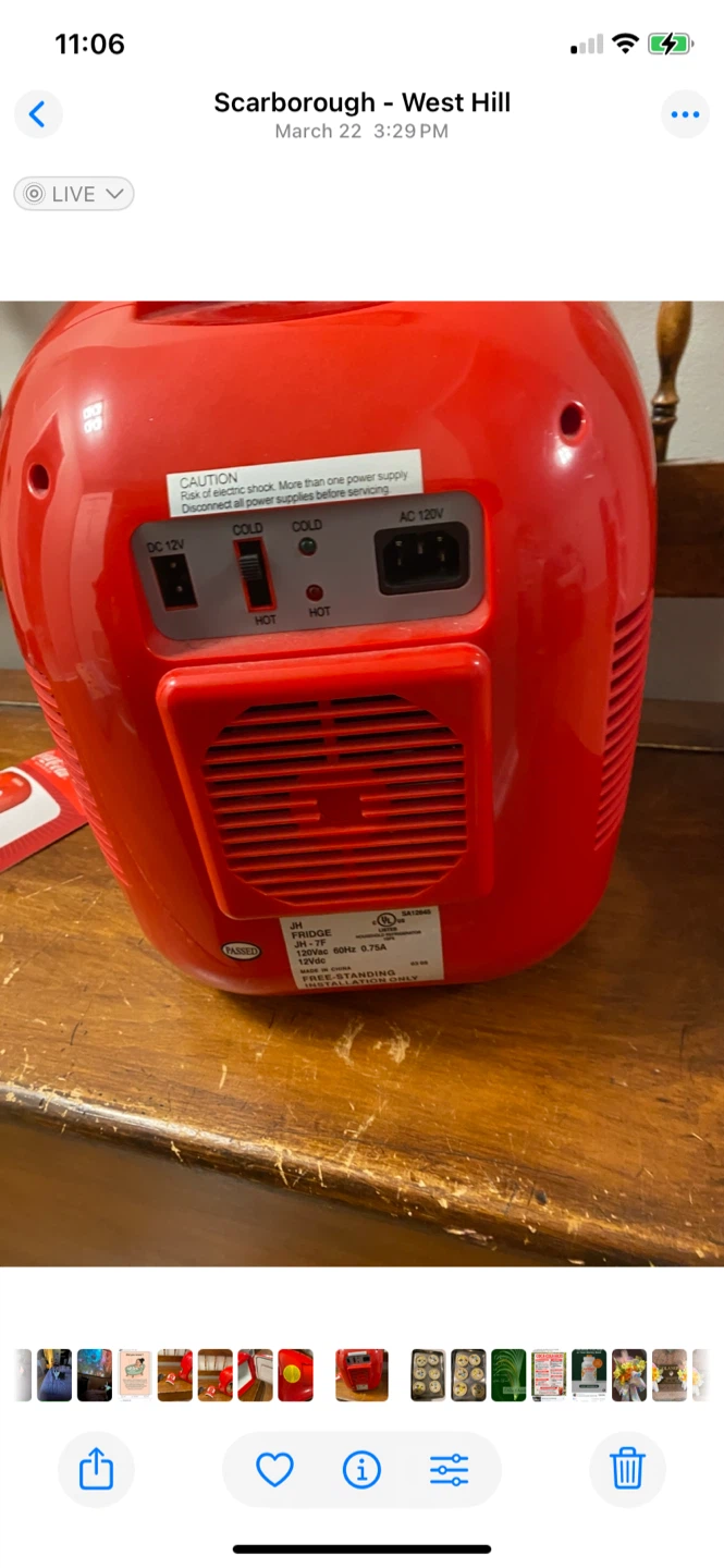 Coca-Cola Portable Mini Fridge - photo 3