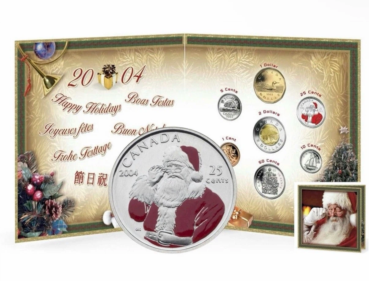 2004 Royal Canadian Mint Holiday Gift Set