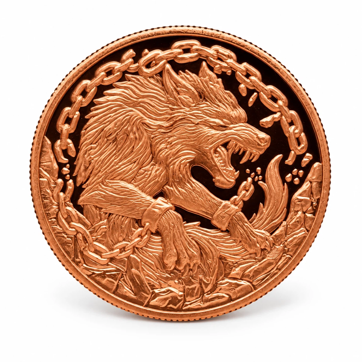 1 oz Fine Copper Round (Scottsdale Mint and Intaglio Mint) - photo 3