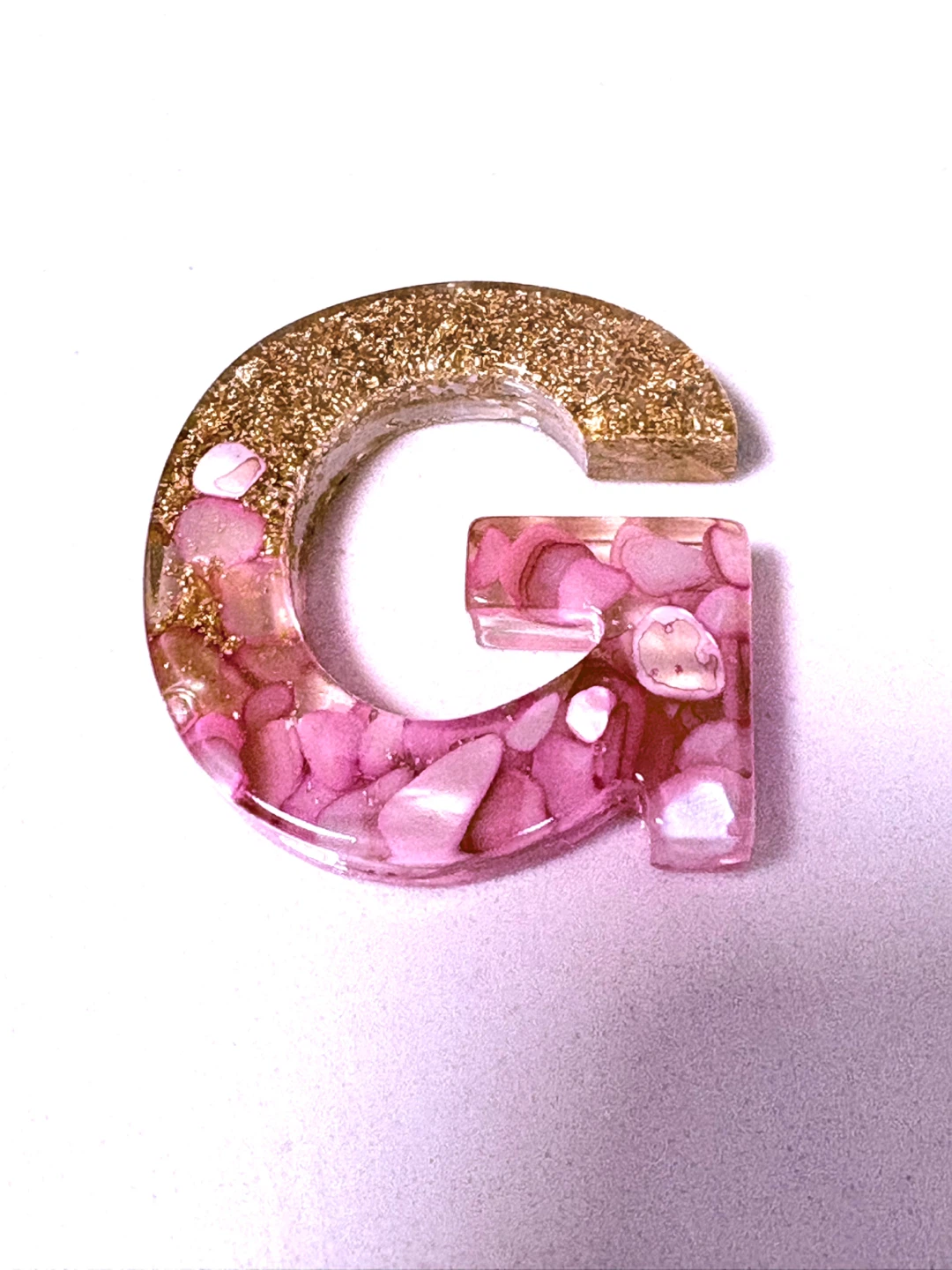 Letter G Resin
