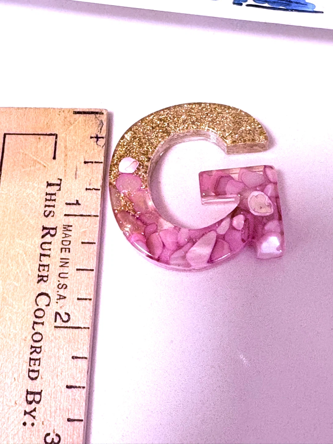 Letter G Resin - photo 2