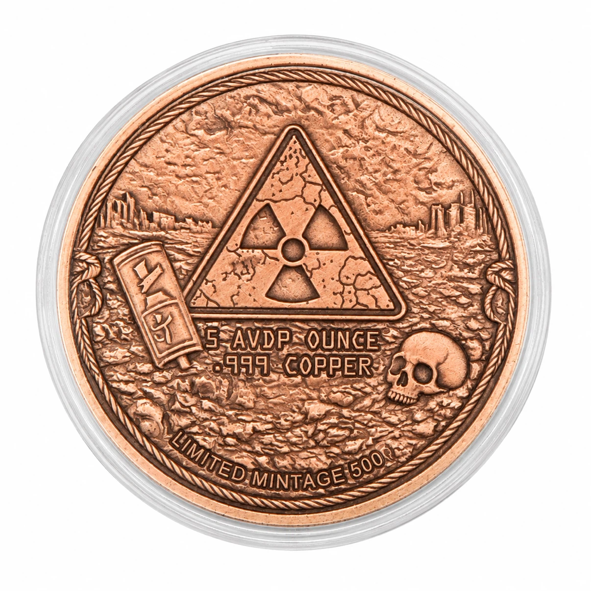 Set of 3 5 oz .999 Copper Round - photo 2