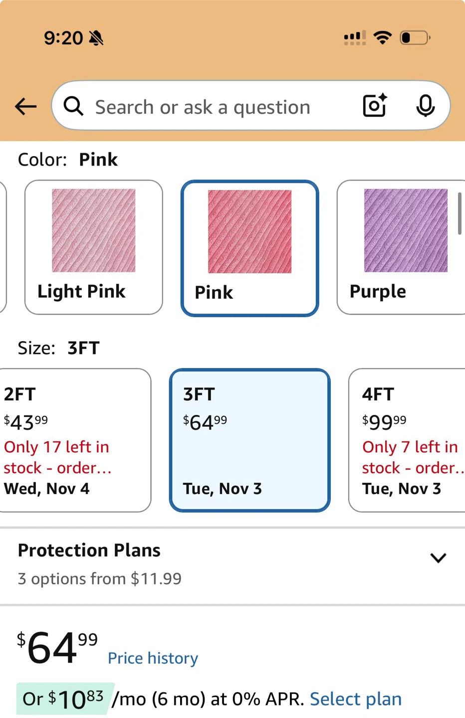 Cansunna 3ft Pink Bean Bag Chair - photo 3