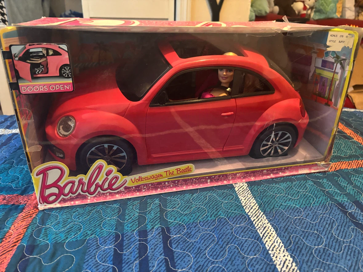 Barbie Volkswagen The Beetle Toy Car