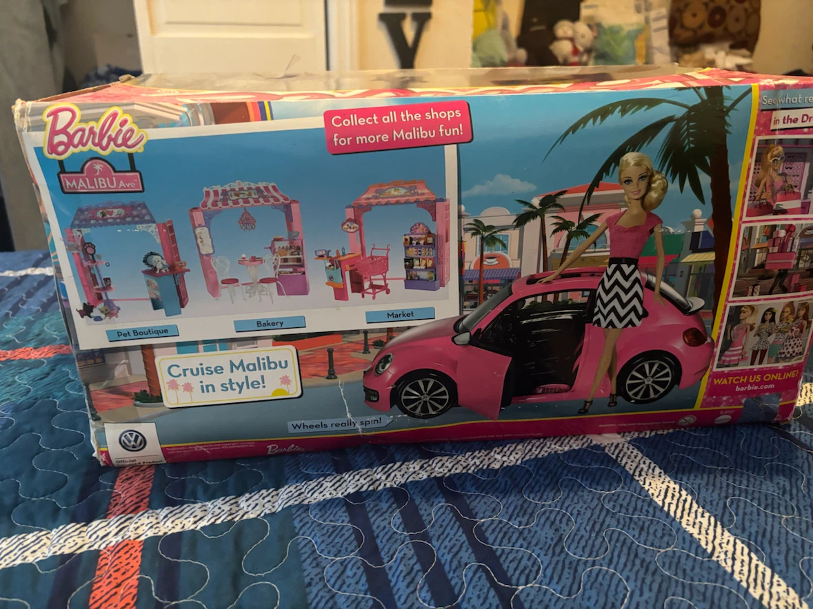 Barbie Volkswagen The Beetle Toy Car - photo 2