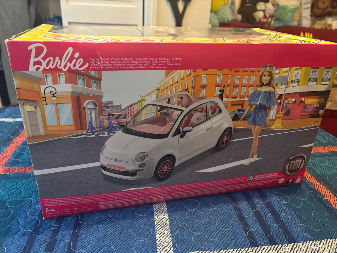 Barbie Fiat 500 Doll and Vehicle Set - photo 2