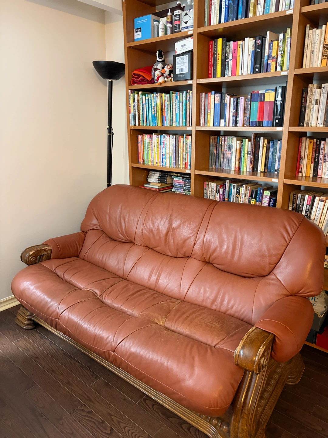 Leather Sofa and Two Armchairs Set - photo 2