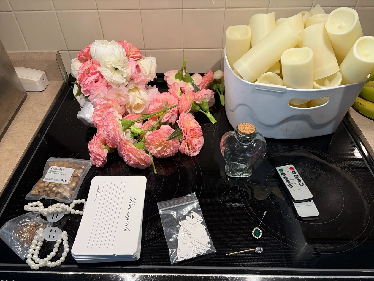 Wedding decor and DIY craft supply bundle