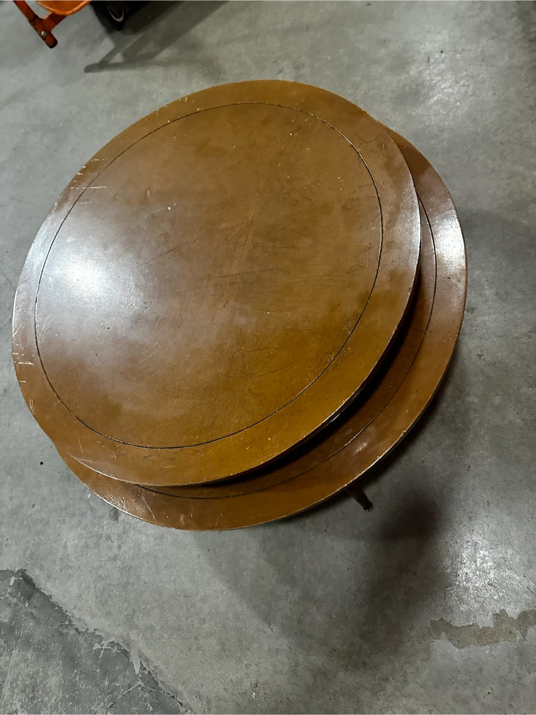 Round 2 tier mid century coffe table - photo 4