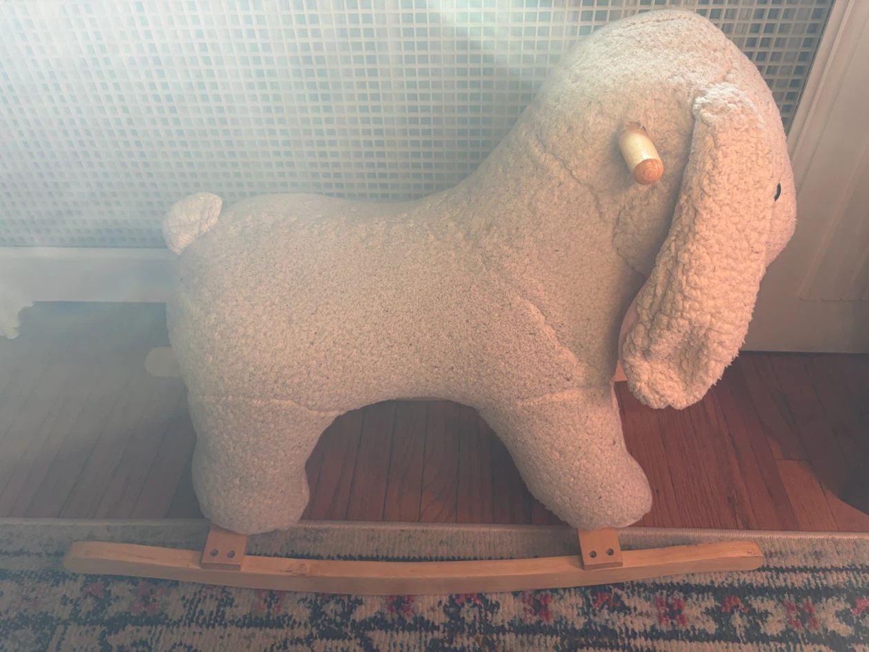 Cream Plush  Rocking bunny - photo 2