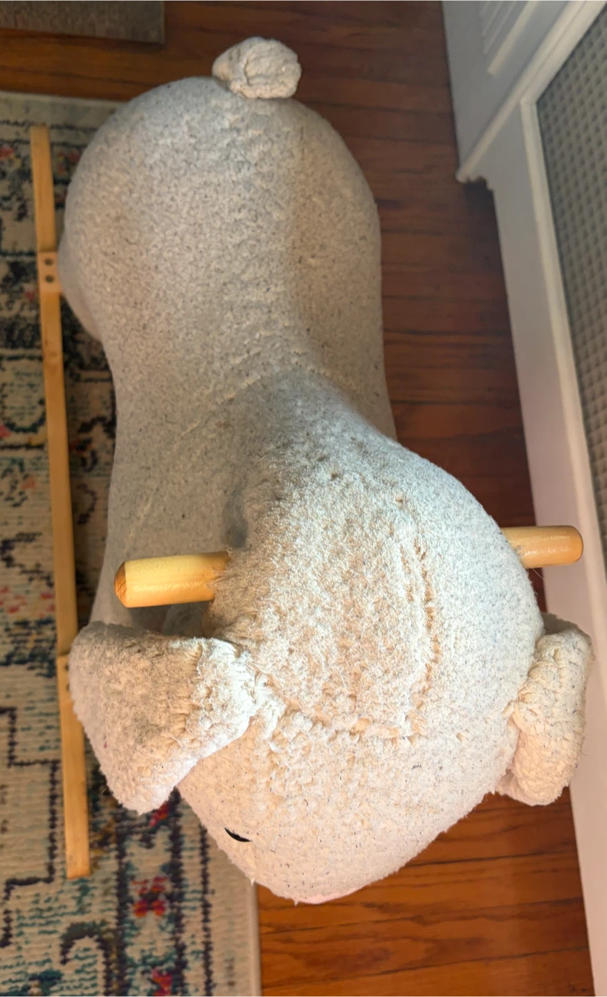 Cream Plush  Rocking bunny - photo 4