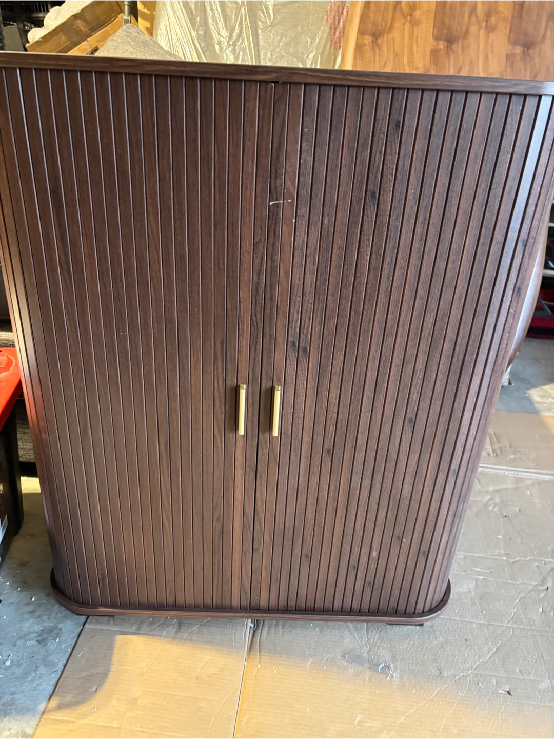 Storage  Cabinet with Fluted Tambour Doors - photo 2