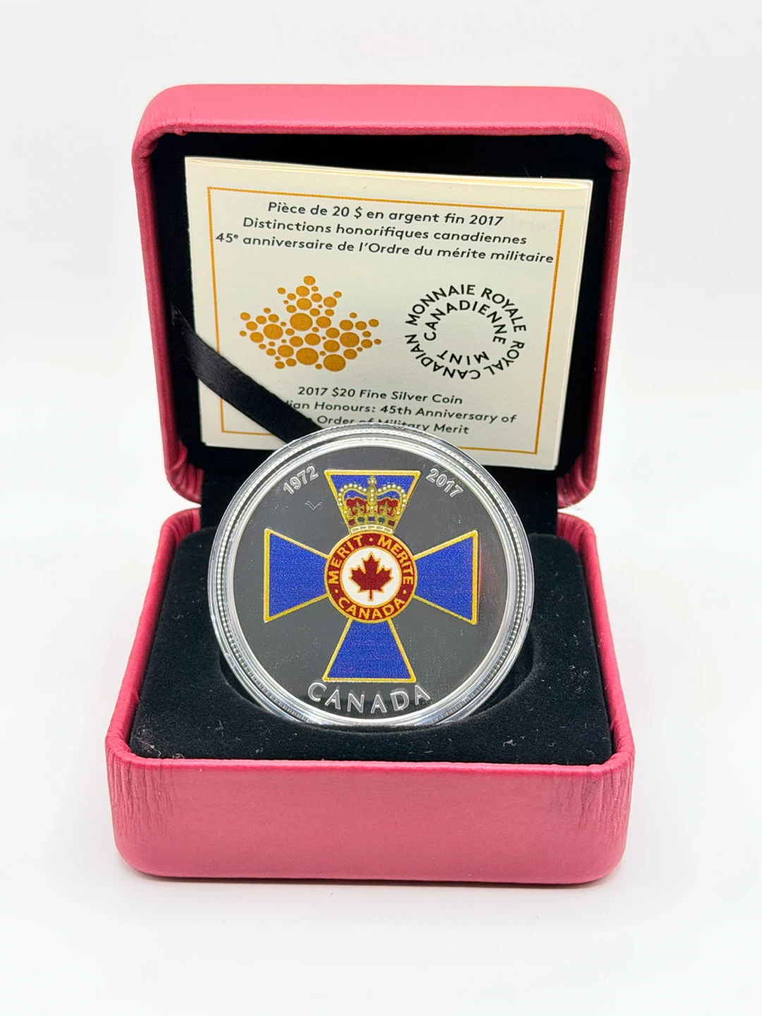2017 $20 Fine Silver Coin Order of Military Merit