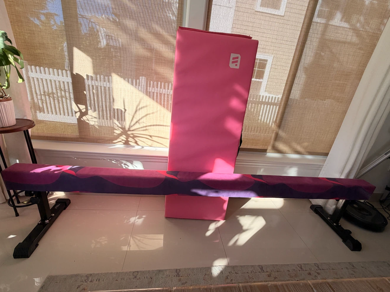 Adjustable Balance Beam and folding Mat for kids - photo 2