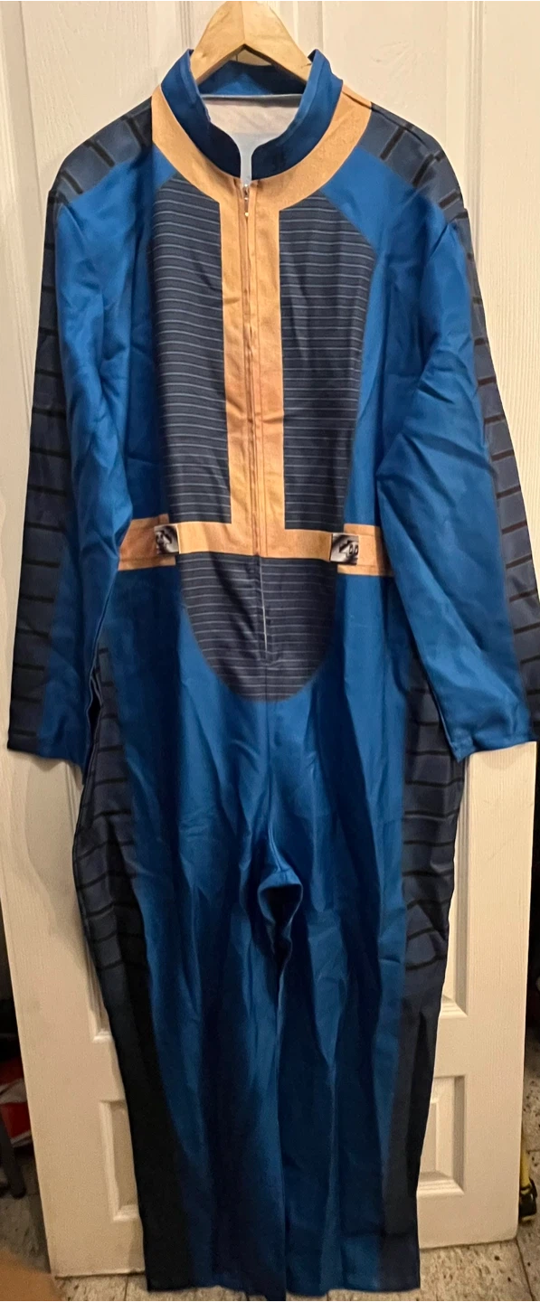 🎃  Adult XL Fallout Vault Dweller / Vault 33 jumpsuit 🎃 - photo 2